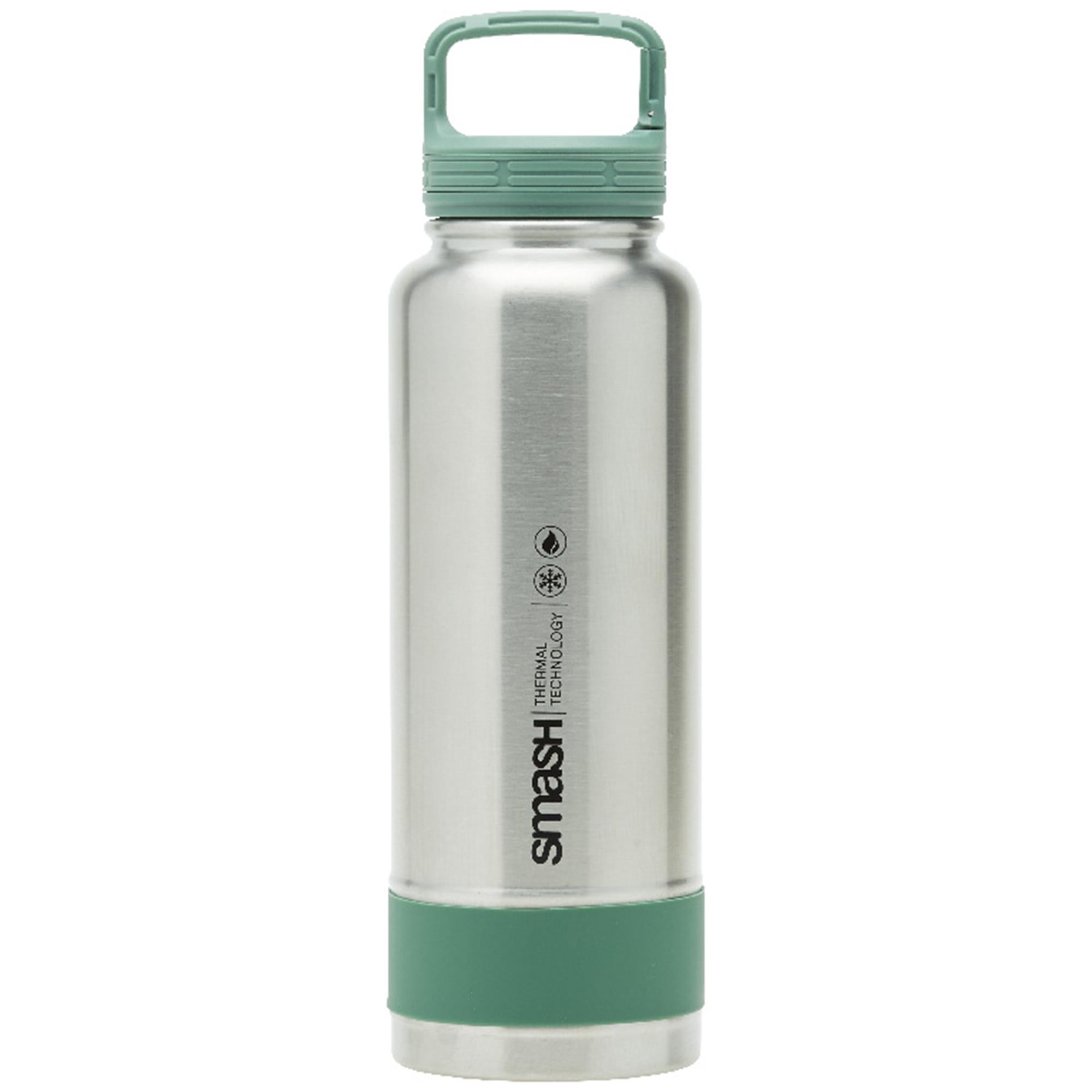 Smash Stainless Steel Camping Bottle Green 1.2L GOODS Sainsburys   