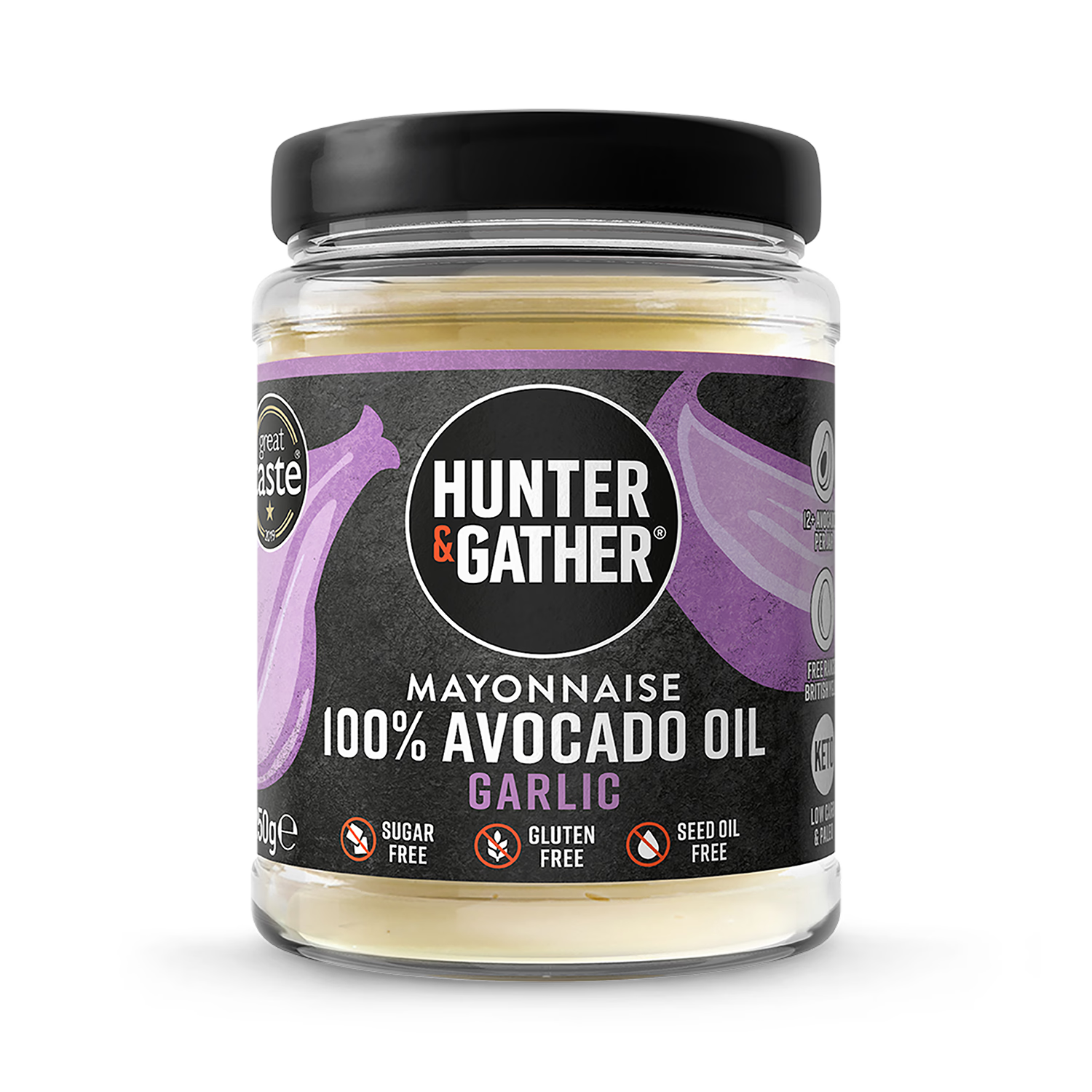 Hunter Gather Garlic Avocado Oil Mayonnaise 250g