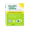 HuxD3 vitamin D3 3200iu 30 vegetarian capsules, imported from the UK