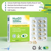 HuxD3 vitamin D3 3200iu 30 vegetarian capsules, imported from the UK
