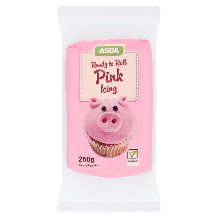 ASDA Ready to Roll Pink Icing