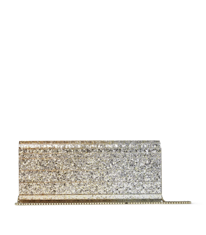 Jimmy Choo Sweetie glitter clutch bag (British brand)