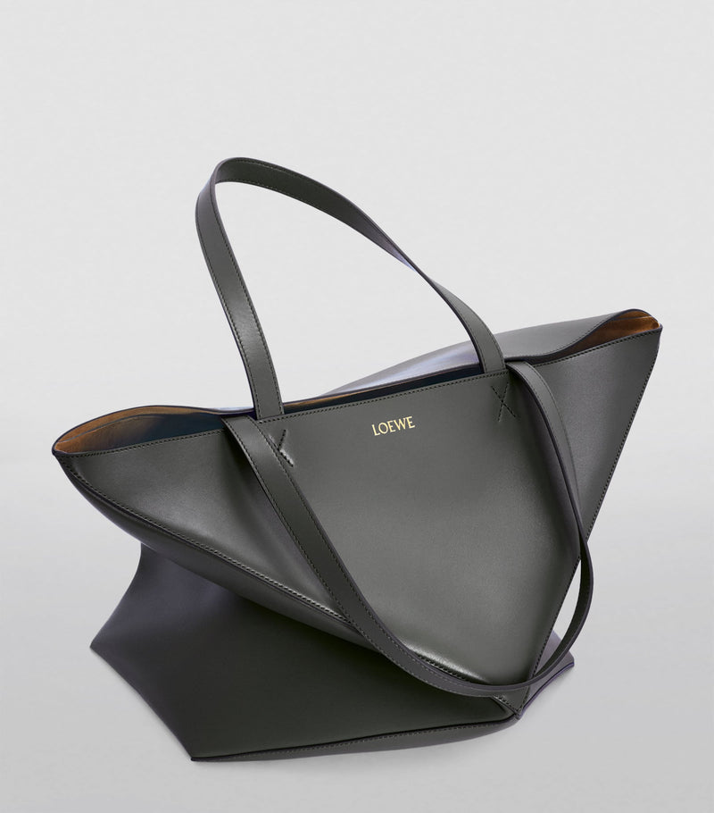 LOEWE large fold puzzle tote calfskin, UK version