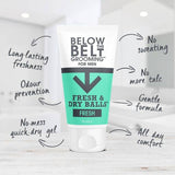 Below The Belt Fresh & Dry Ball deodorant 3x75ml - British product