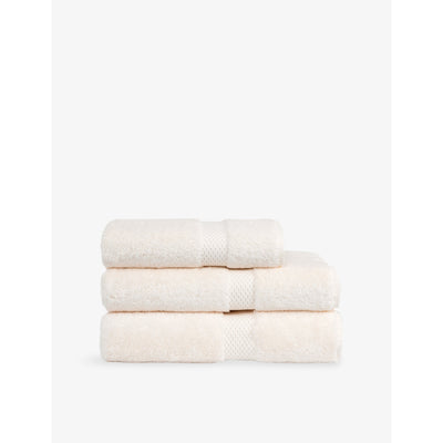 selfridges Yves Delorme Étoile Cotton Guest Towel 70cm x 45cm- Buy online at McGrocer