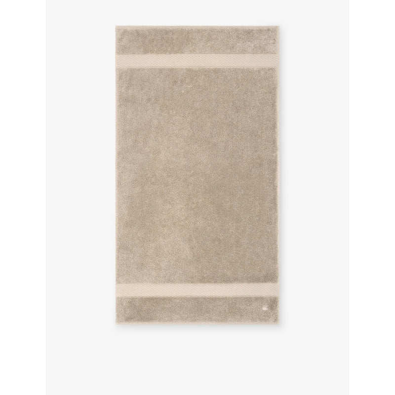Yves Delorme Etoile face cloth in pierre 33cm, imported from the UK