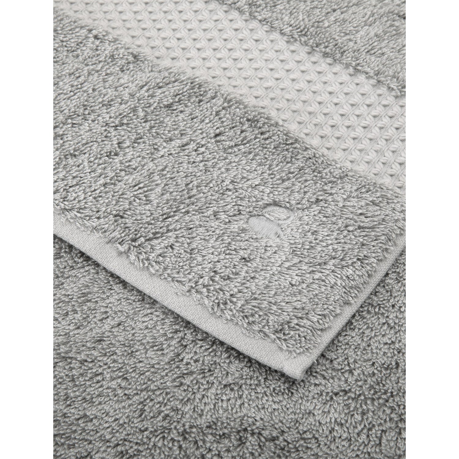 Yves Delorme Etoile platine hand towel 55x100cm - British product