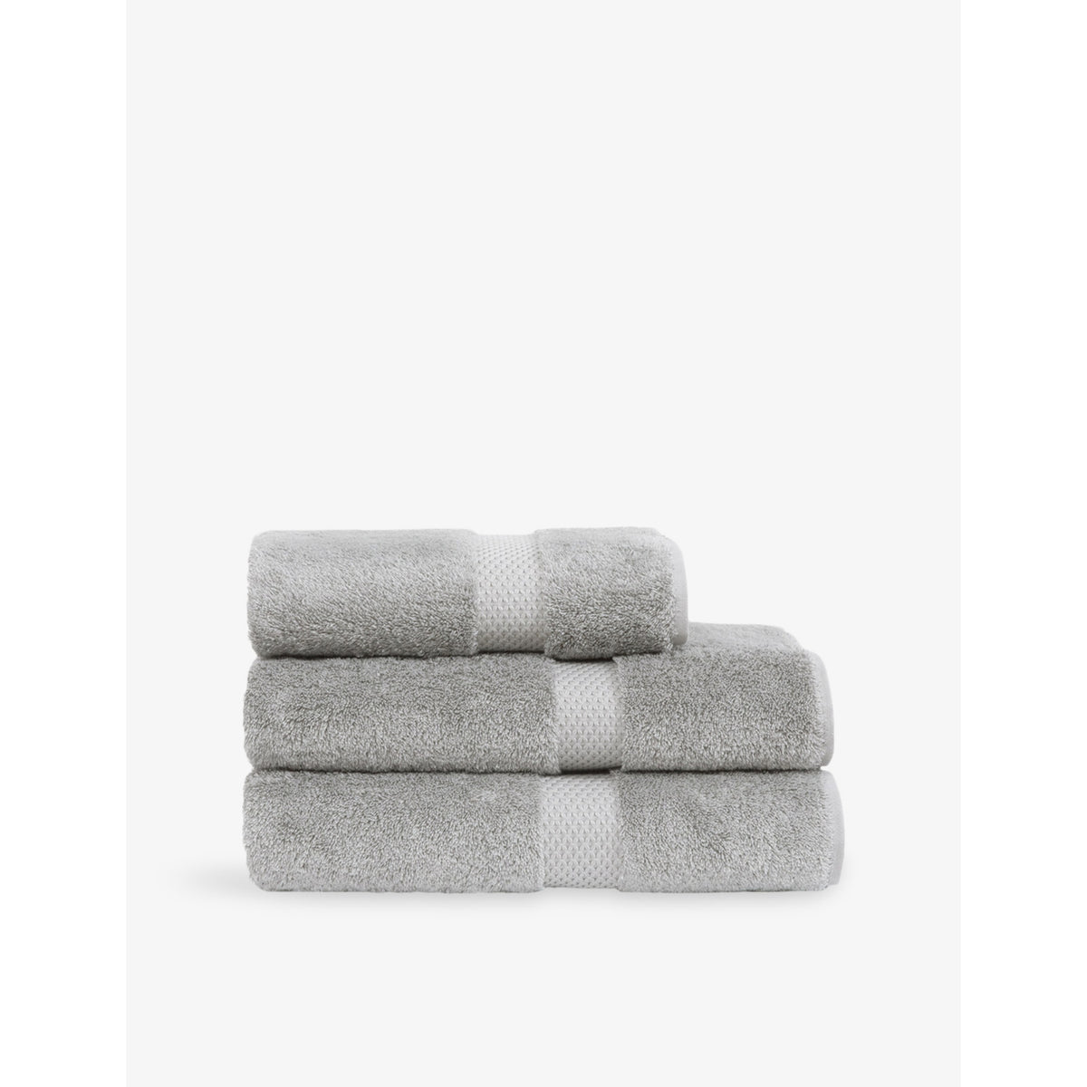 Yves Delorme Etoile platine hand towel 55x100cm - British product