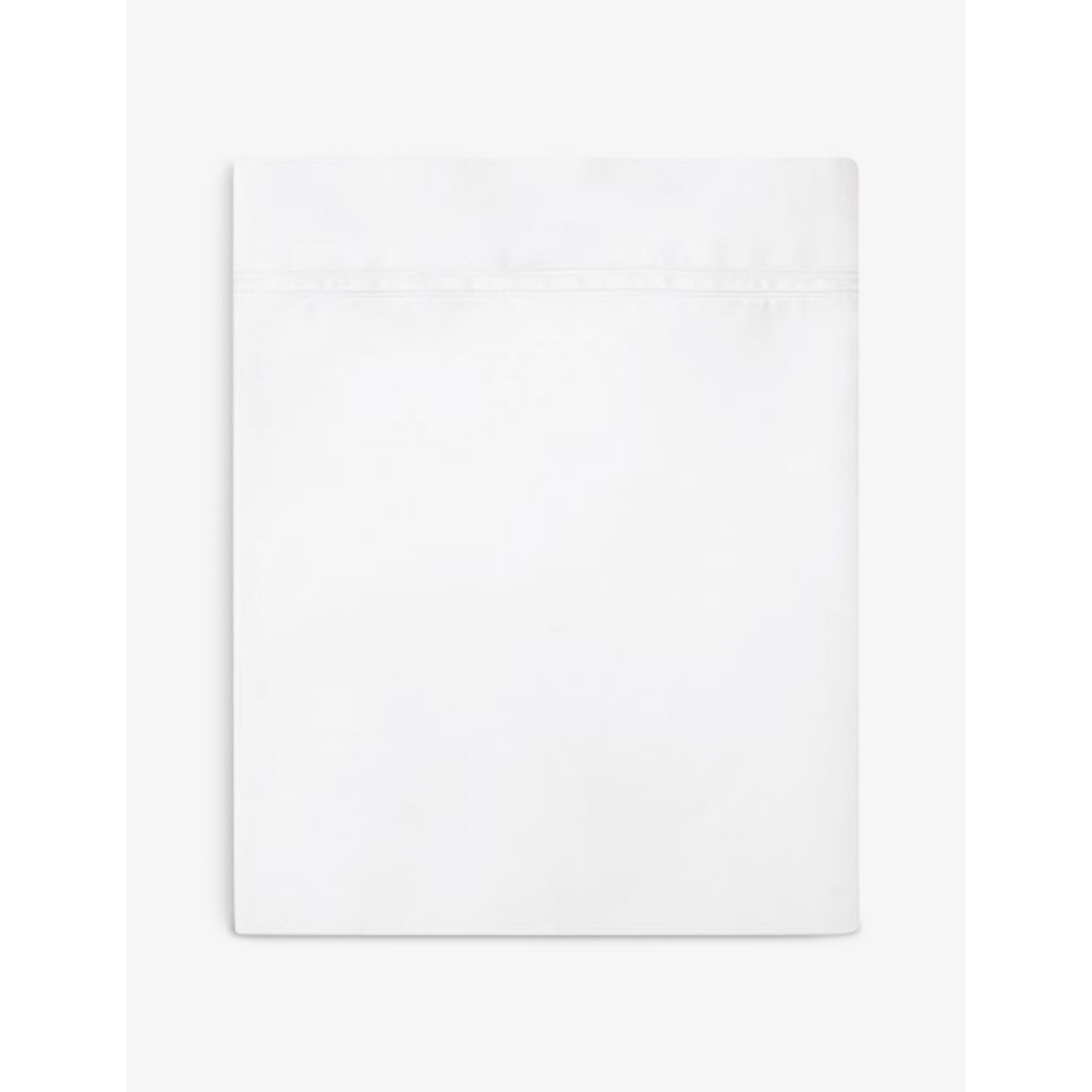 Triomphe cotton flat sheet - BLANC - Single