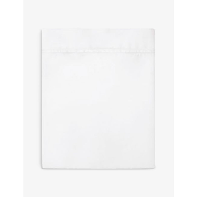 Triomphe cotton flat sheet - BLANC - Single