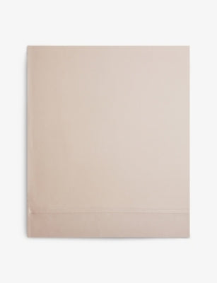 Yves Delorme cotton sateen flat sheet 300 thread count (British brand)