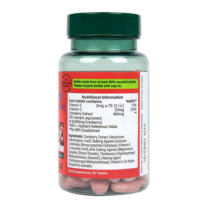 Holland & Barrett High Strength Cranberry Extract 400mg 90 Tablets GOODS Holland&Barrett   