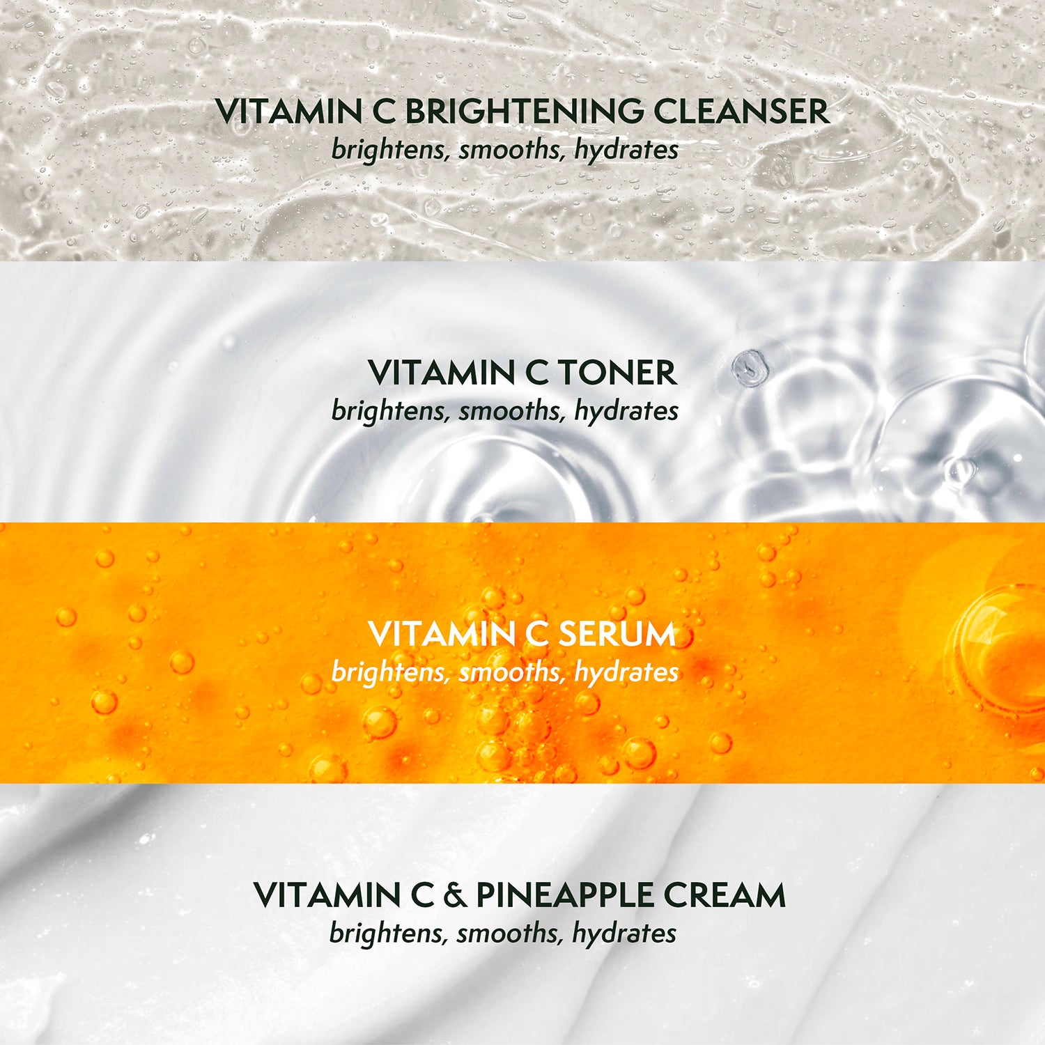 Nature Spell Vitamin C and Fruit AHA skincare set, imported from the UK
