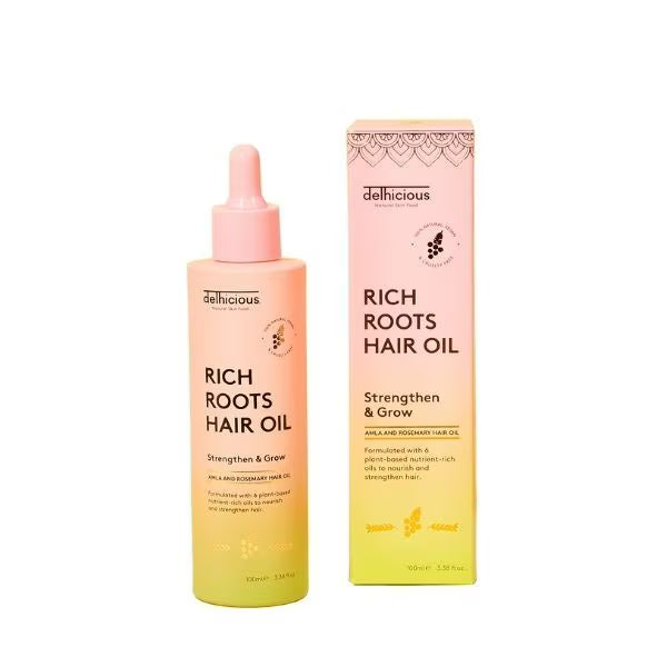 Delhicious Rich Roots Hair Oil 100ml - British product