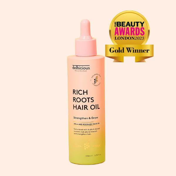 Delhicious Rich Roots Hair Oil 100ml - British product