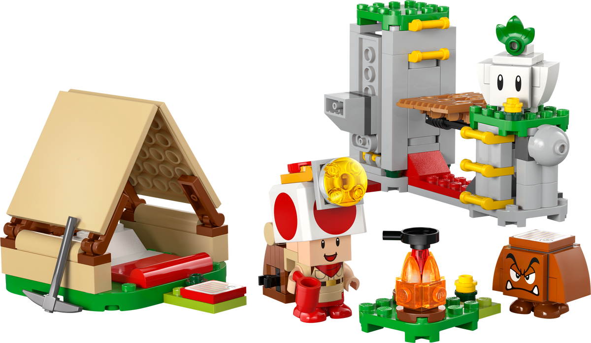 LEGO Captain Toad's Camp 159 Pieces Building Set - British product