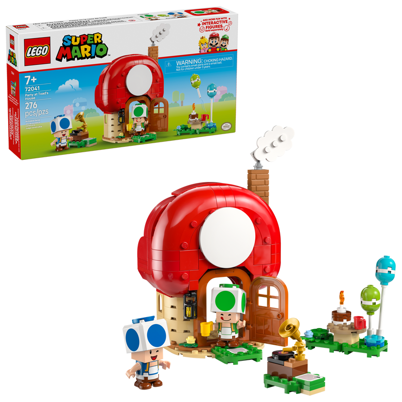 LEGO Super Mario Party at Toad's House 276, imported from the UK