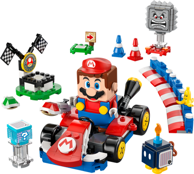 LEGO Mario Kart Interaktives Bauset mit Standard-Kart 278 Teile Alter 7+