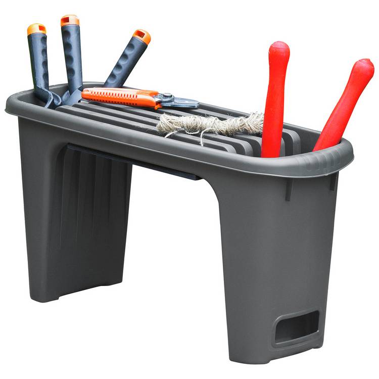 Strata padded garden kneeler with seat and tool storage - British product