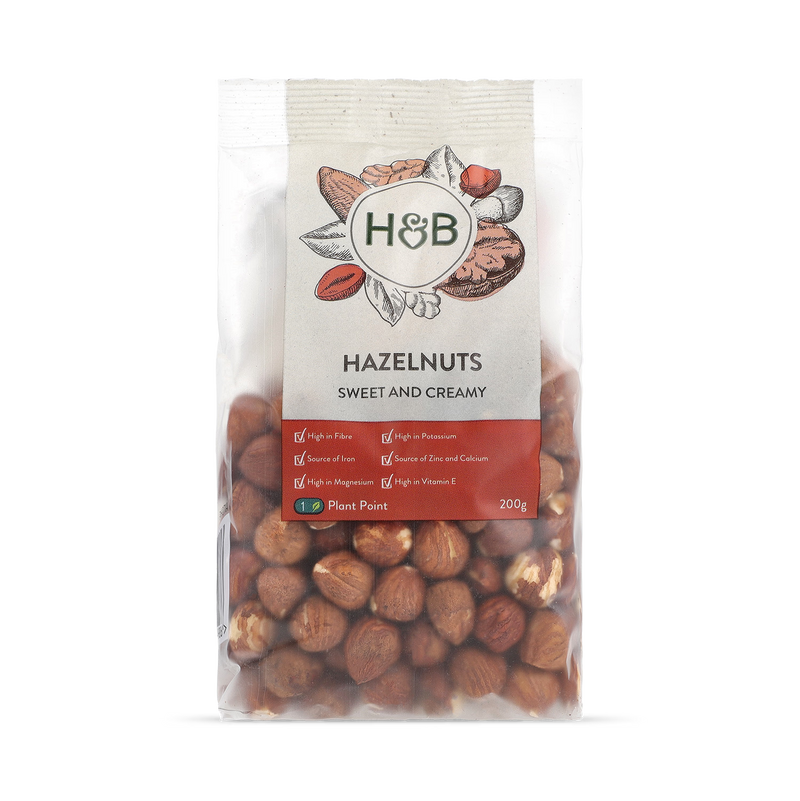 Holland & Barrett hazelnuts 200g, UK version
