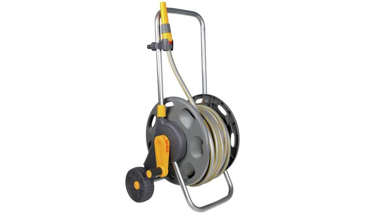 Hozelock assembled hose cart 50m, imported from the UK