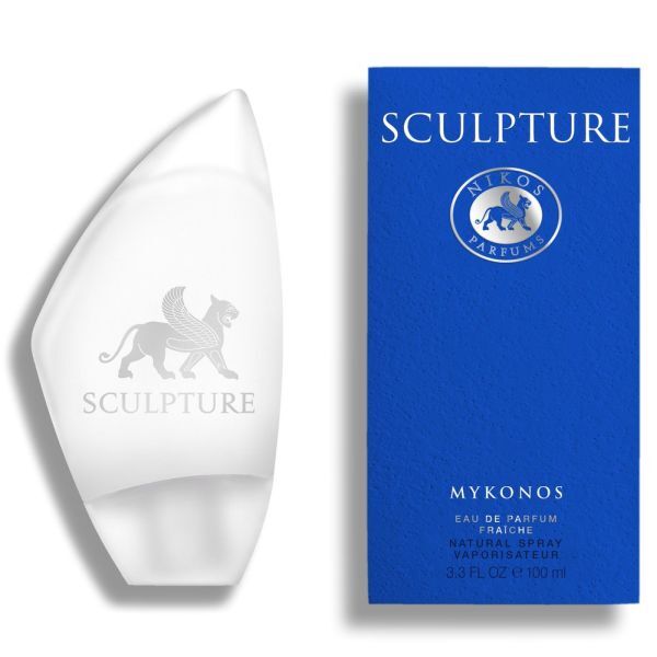 Nikos Sculpture Mykonos eau de parfum 100ml, imported from the UK