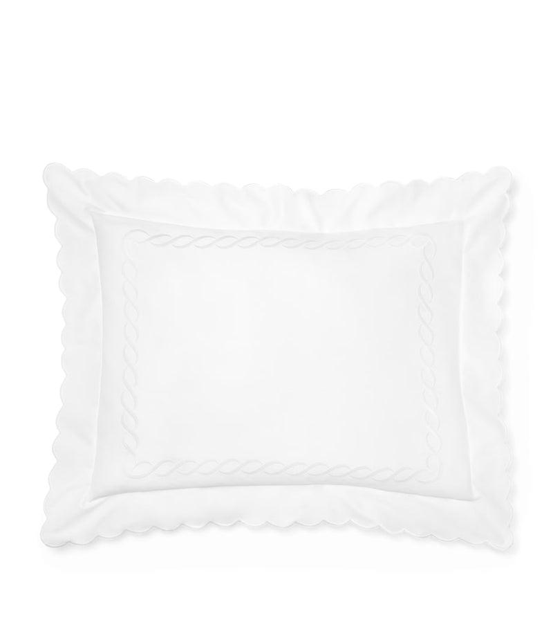 Pratesi Treccia Oxford pillowcase 50cm x 75cm (British brand)