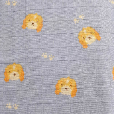 Superdrug Ziggle Cotton Muslin Blue Cockapoo Print 80x80cm - اشترِ عبر الإنترنت من McGrocer