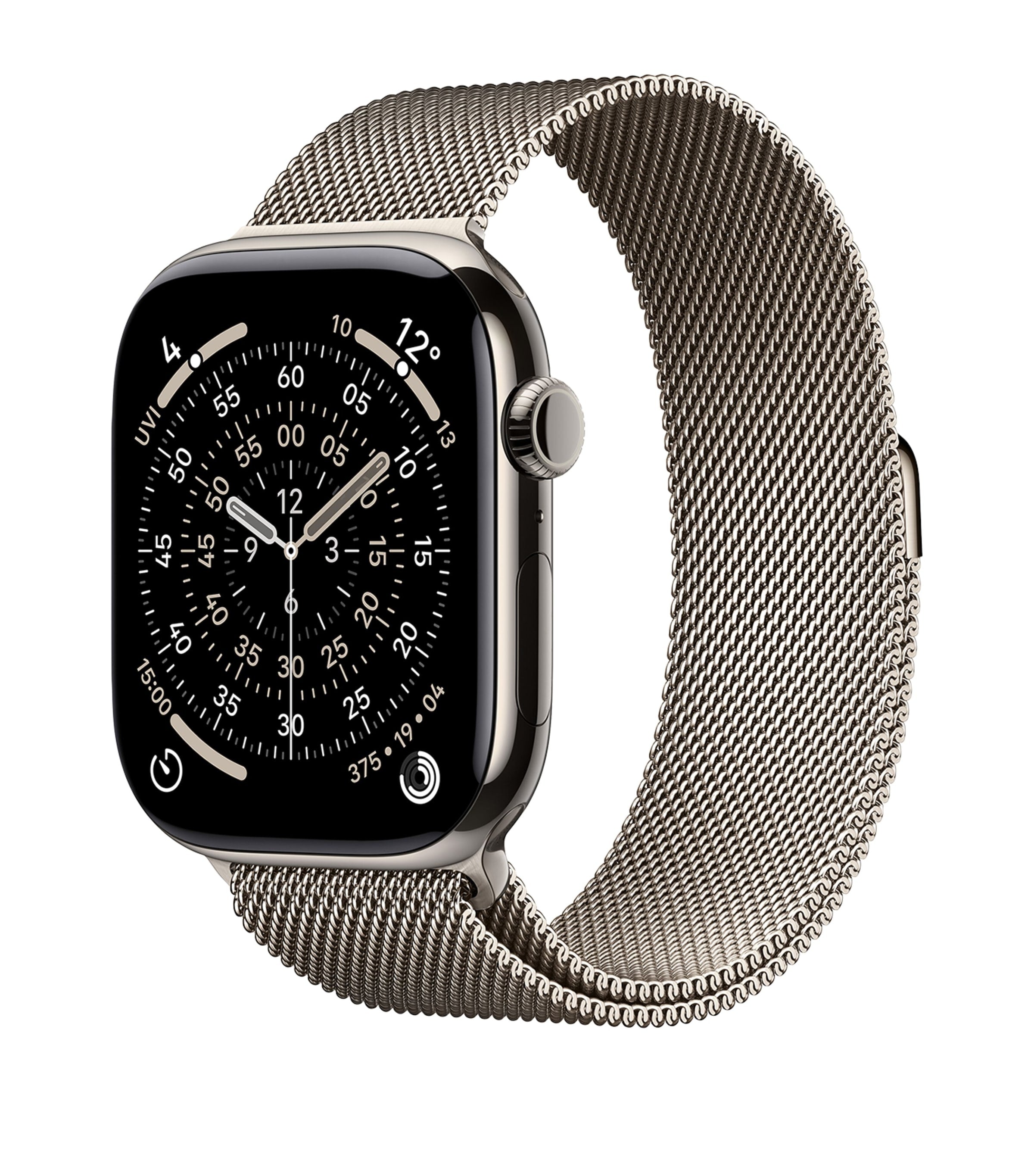 Apple smartwatch Titanium with Natural Milanese Loop 46mm - British product