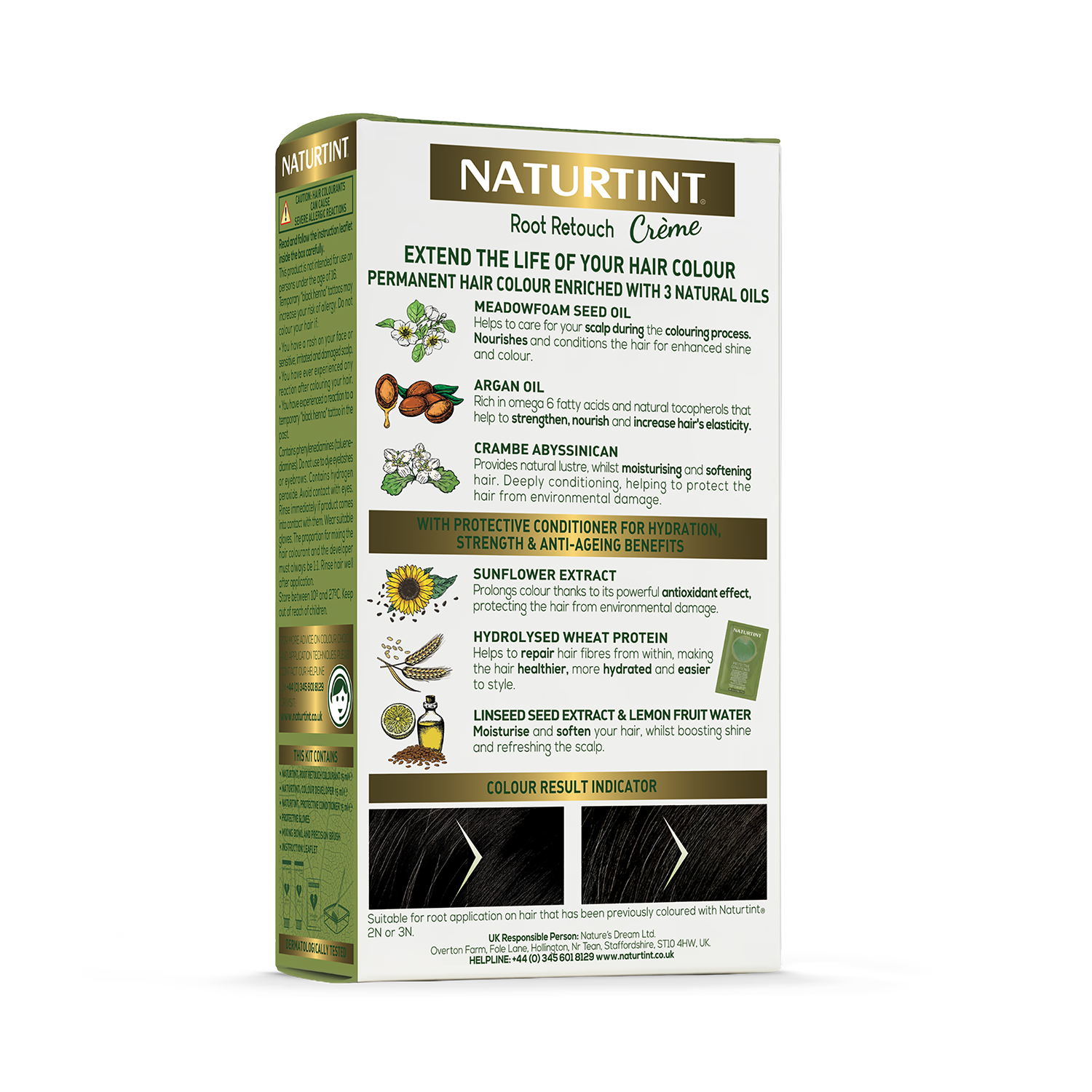 Naturtint Root Retouch Crème Dark Brown 45ml - British product