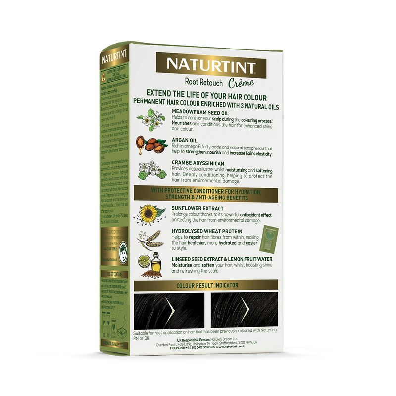 Naturtint Root Retouch Crème Dark Brown 45ml - British product