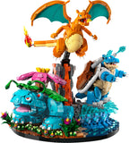 LEGO Pokémon Venusaur Charizard Blastoise building set, imported from the UK
