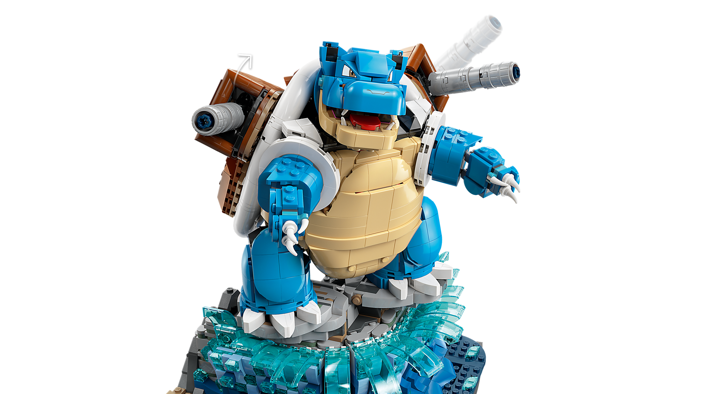 LEGO Pokémon Venusaur Charizard Blastoise building set, imported from the UK