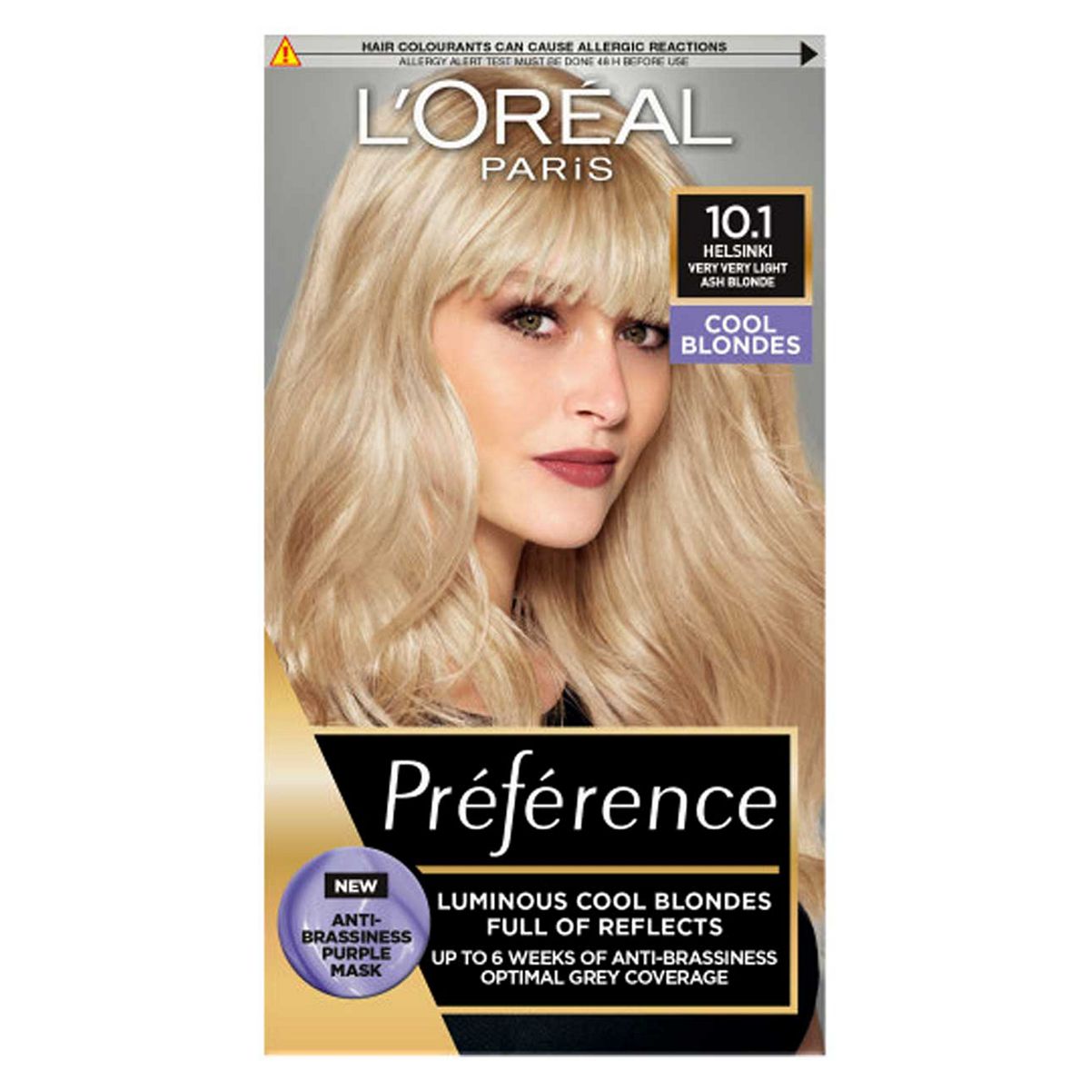 L’Oréal Paris Preference Permanent Hair Dye, Luminous Colour, Very Very Light Ash Blonde 10.1 GOODS Boots   