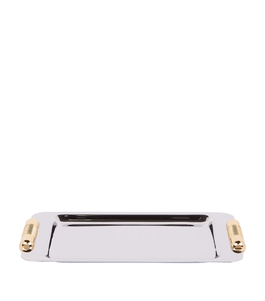ZODIAC small gold-plated cylinder tray (British brand)
