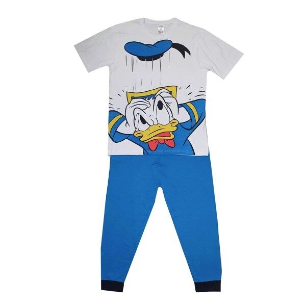 Disney Mens Donald Duck Pyjama Set (S) GOODS Superdrug   