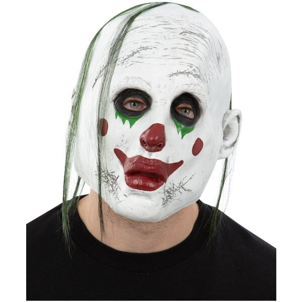 Smiffys sad clown latex mask, imported from the UK