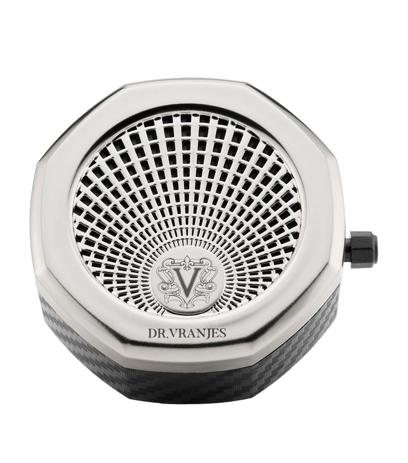 Chrome car diffuser by Dr. Vranjes for fragrance refills - British product