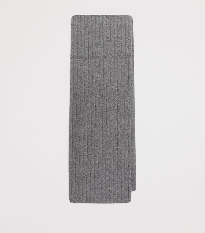 Dolce&Gabbana cashmere rib-knit scarf, imported from the UK