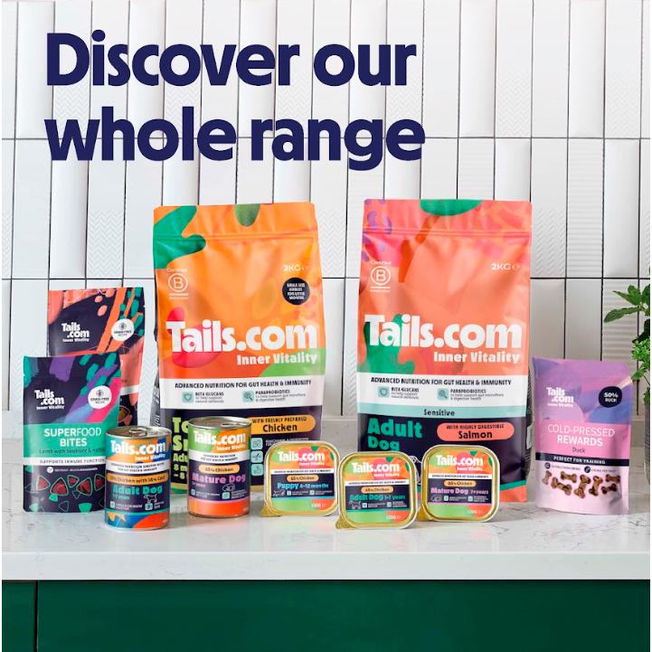 Tails.com duck rewards dog treats 70g (British brand)
