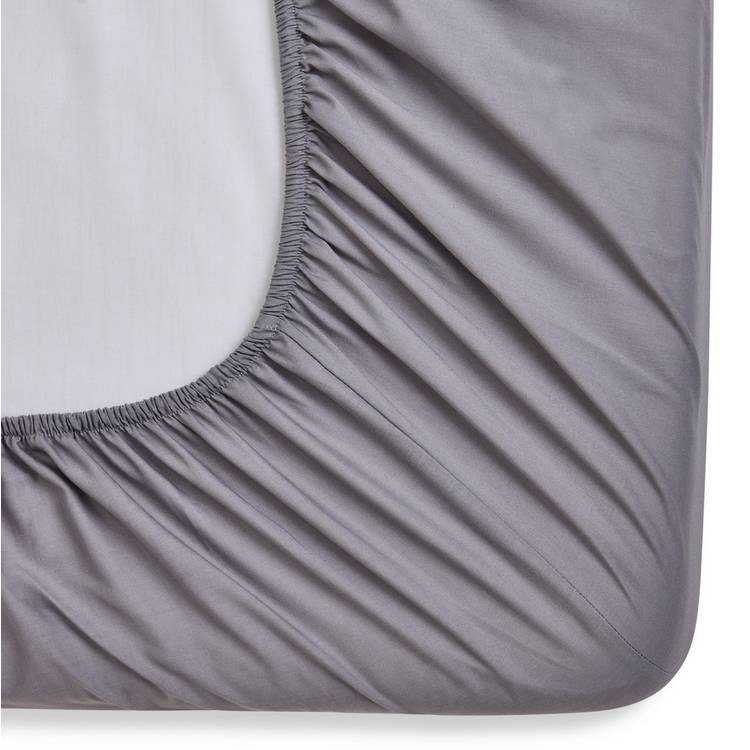 Habitat extra deep grey fitted sheet single, UK version