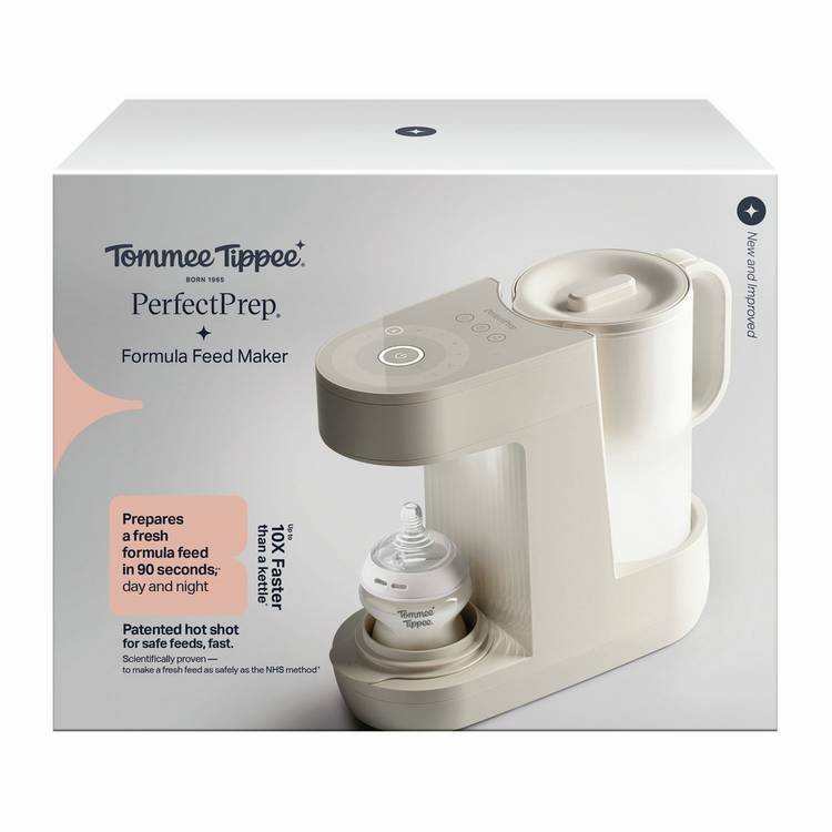 Tommee Tippee baby bottle formula maker Chalk (British brand)