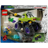 LEGO Marvel Hulk Truck vs. Thanos building toy set 76312 (British brand)