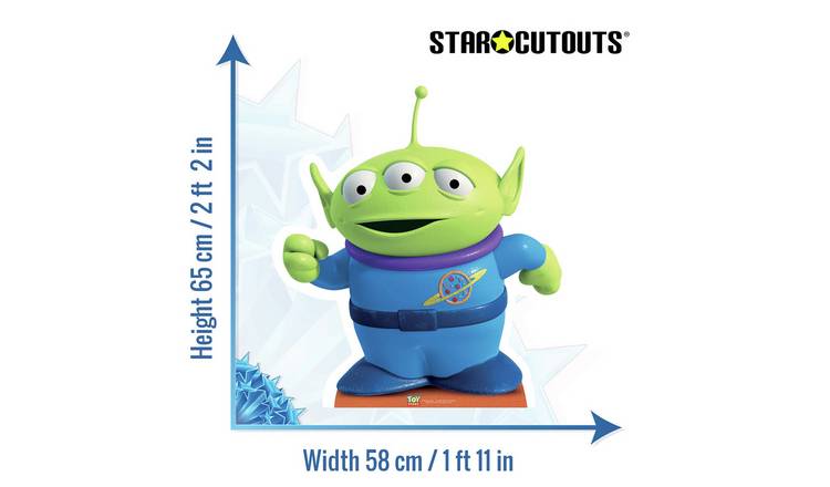 Star Cutouts Toy Story Little Green Man Cardboard Cutout