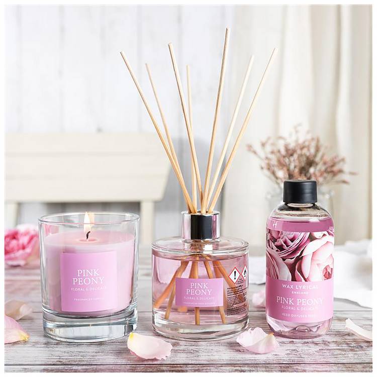 Wax Lyrical reed diffuser Pink Peony 200ml, UK version