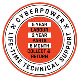 CyberPowerPC gaming PC bundle i5 RTX 4060, imported from the UK
