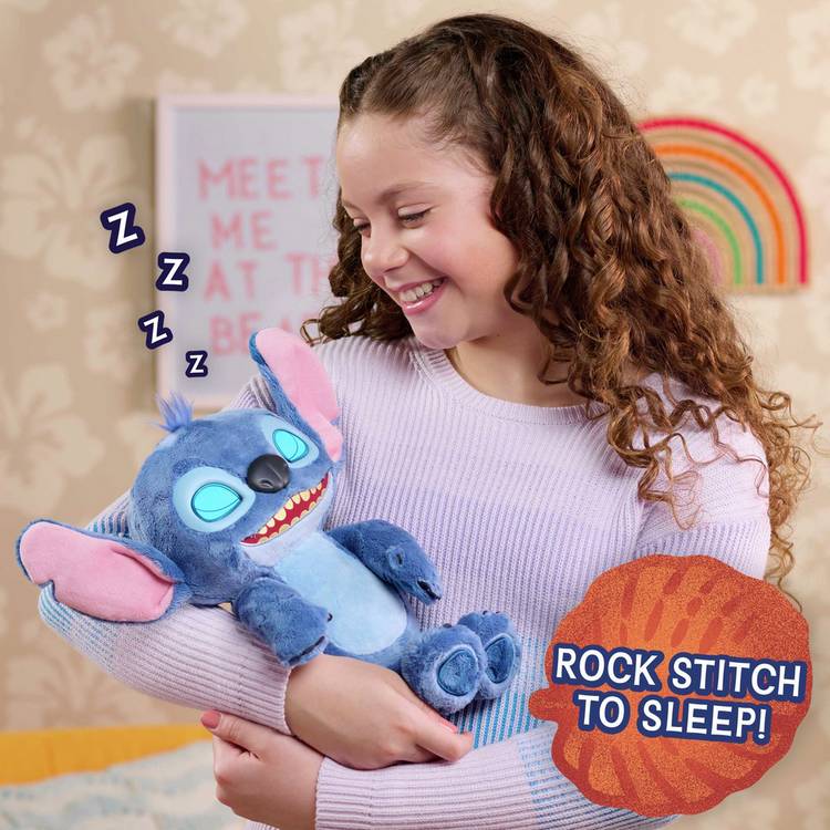 Disney Stitch Many Moods interactive plush toy, imported from the UK