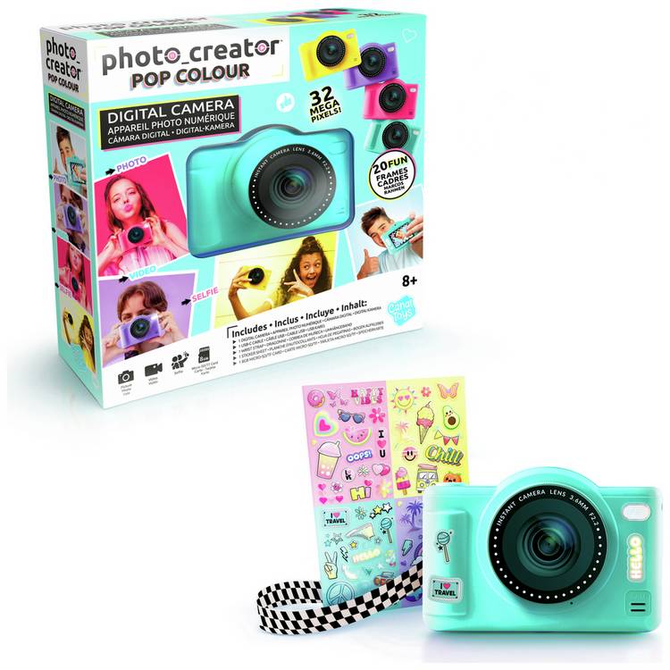 Kids digital camera green - British product