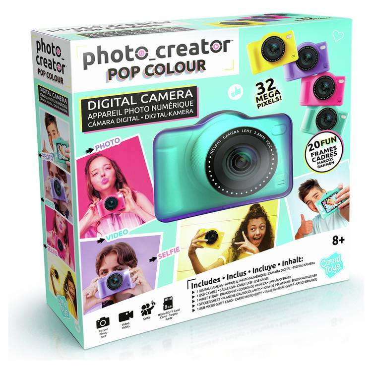 Kids digital camera green - British product