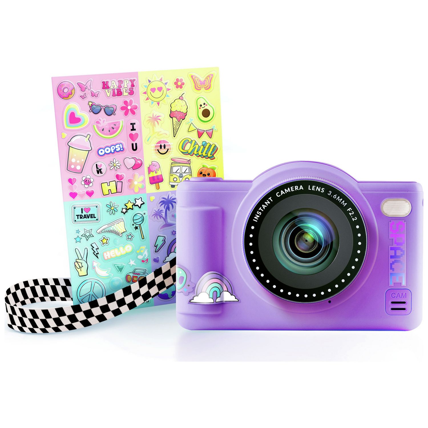Photo Creator Pop Colour Purple children's digital camera, imported from the UK
